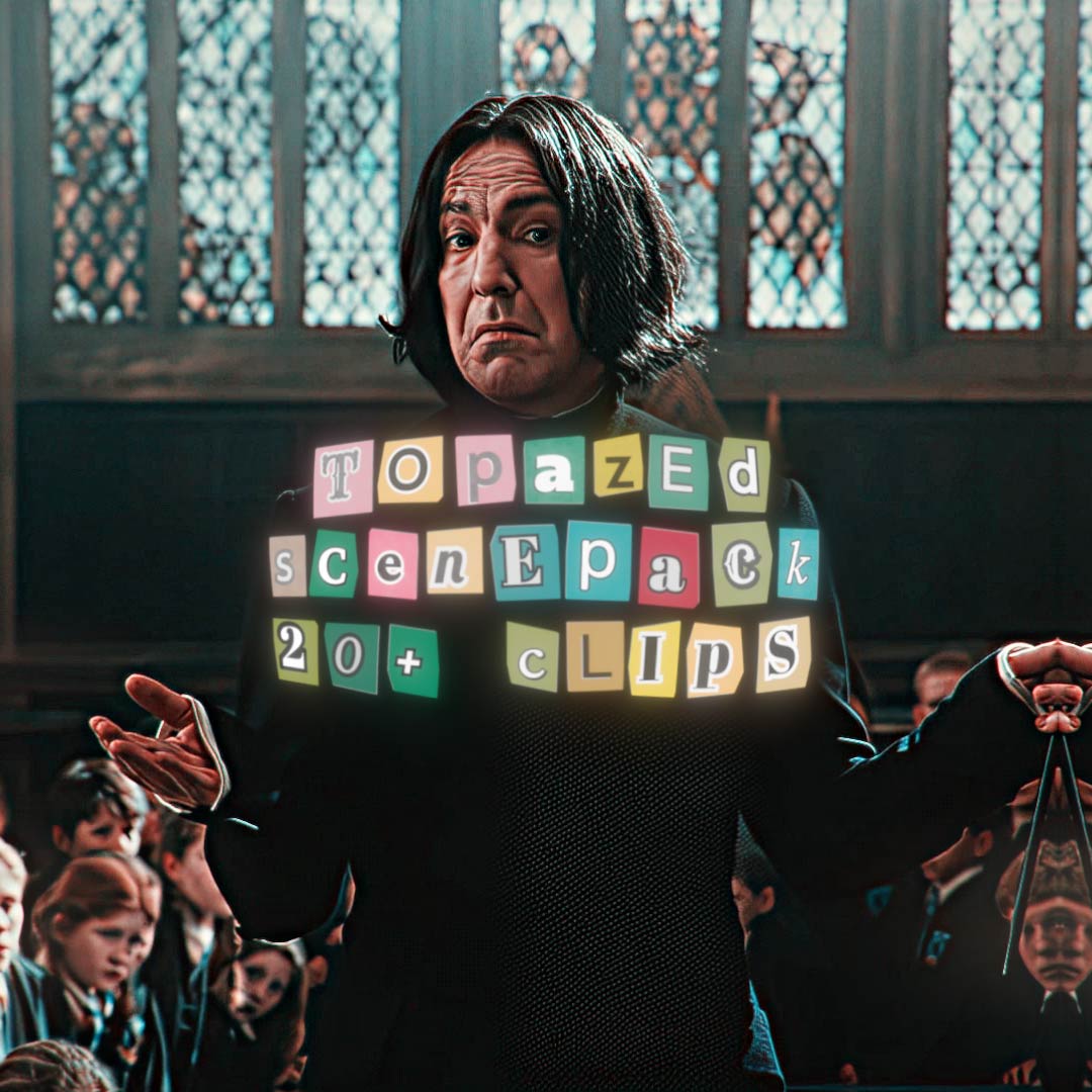 Severus Snape Topazed Editing clips
