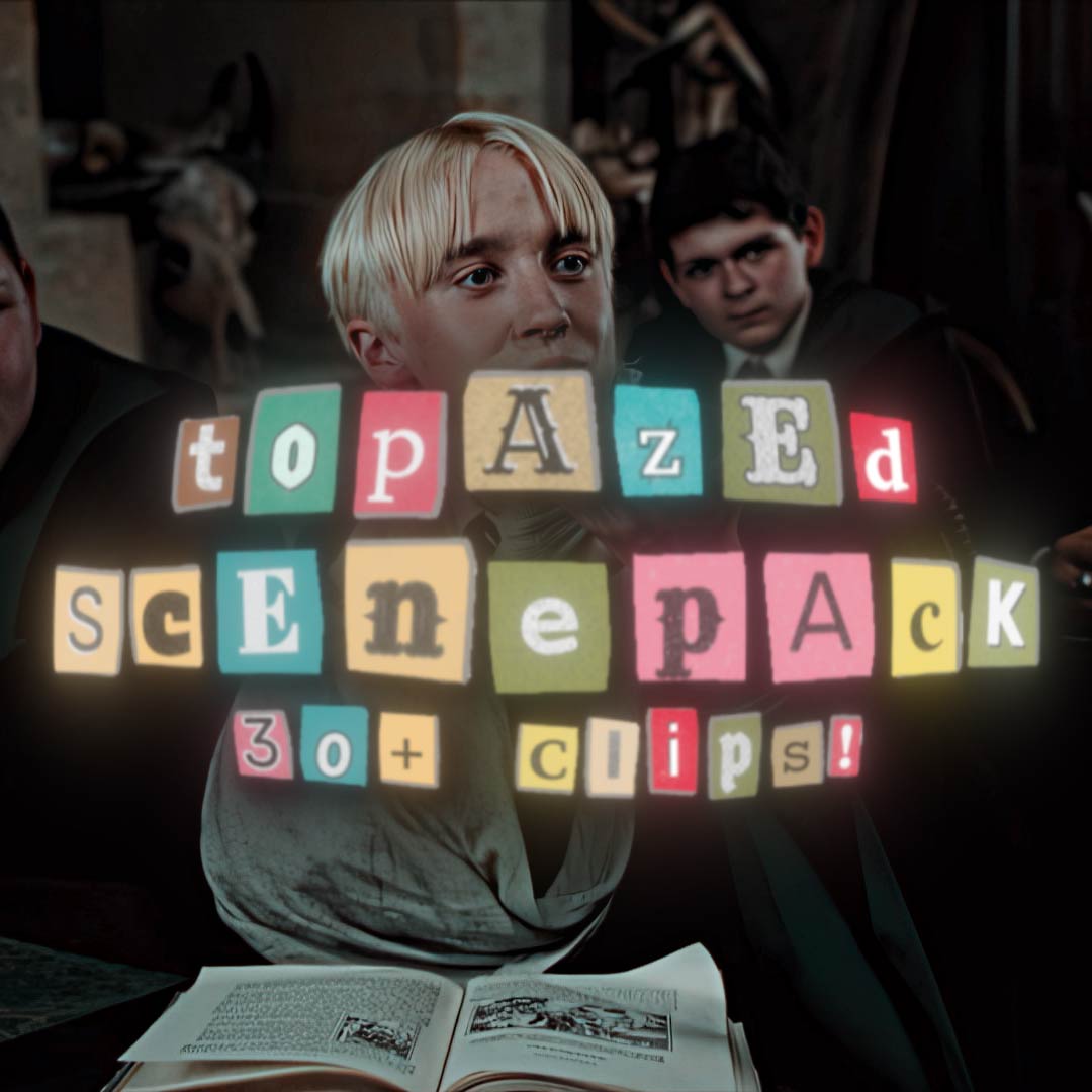 Draco Malfoy Topazed Editing clips