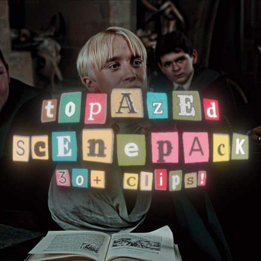 Draco Malfoy Topazed Editing clips